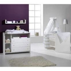 Schardt Eco Stripe Sparset Inkl. Umbauseiten Kinderbett Und Wickelkommode