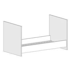 Arthur Berndt Franzi Kinderzimmer 3-teilig Weiß Eiche Sand Dekor -Roba || Pinolino Verkaufsgeschäft frank juniorbett 1