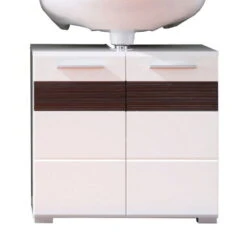 Trendteam Mezzo Waschbeckenunterschrank Weiß / Melinga Dark Oak -Roba || Pinolino Verkaufsgeschäft fs mezzo bad 128030112 1