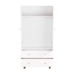 Nature Kid Noah/Genova Kinderzimmer Weiß/natur 4-teilig Mit Hausbett 90 X 200 Cm -Roba || Pinolino Verkaufsgeschäft genova kleiderschrank 3