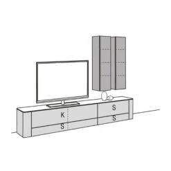 Hülsta Gentis Wohnwand 3 - Akzent Naturstamm - Breite 316,8 Cm 11 Hülsta Gentis Wohnwand 3 - Akzent Naturstamm - Breite 316,8 Cm -Roba || Pinolino Verkaufsgeschäft gentis 3 strich