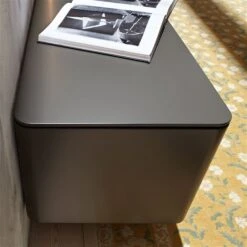 Hülsta Gentis Wohnwand 4 - Akzent Naturstamm - Breite 316,8 Cm -Roba || Pinolino Verkaufsgeschäft gentis lack detail 1