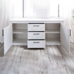 Trendteam Georgia Sideboard Pinie Weiß -Roba || Pinolino Verkaufsgeschäft georgia wo 1735 872 56 frontal ge ffnet