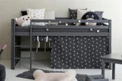 Hoppekids Halbhohes Bett ECO Dream Smoked Pearl 90 X 200 Cm | Zum Toppreis -Roba || Pinolino Verkaufsgeschäft halbhohes bett 90x200 pearl 1