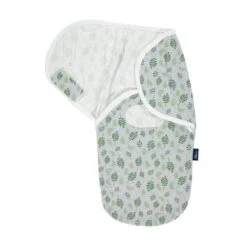 Alvi Wickeltuch Harmonie BIO-Baumwolle Drifting Leaves - Für Babys Von 0 Bis 12 Wochen