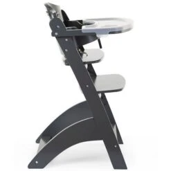 Childhome Lambda 3 Hochstuhl Anthrazit Mit Schutzbügel, Gurtsystem Und Tisch -Roba || Pinolino Verkaufsgeschäft hcl3can 17353 1