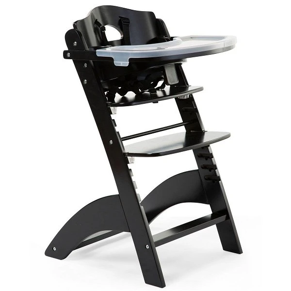 Childhome Lambda 3 Hochstuhl Schwarz Mit Schutzbügel, Gurtsystem Und Tisch 3 Childhome Lambda 3 Hochstuhl Schwarz Mit Schutzbügel, Gurtsystem Und Tisch