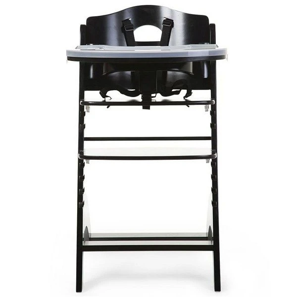 Childhome Lambda 3 Hochstuhl Schwarz Mit Schutzbügel, Gurtsystem Und Tisch 5 Childhome Lambda 3 Hochstuhl Schwarz Mit Schutzbügel, Gurtsystem Und Tisch – Bild 3