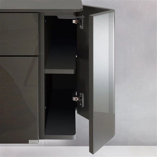 Hülsta Gentis 3R Lowboard - Hochglanz-Lack Breite 281,6 Cm - Mit Metallgestell 9 Hülsta Gentis 3R Lowboard - Hochglanz-Lack Breite 281,6 Cm - Mit Metallgestell – Bild 7