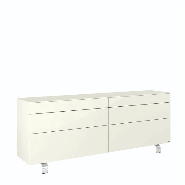 Hülsta Neo Sideboard 6 Schubkästen Lack Weiß 4 Hülsta Neo Sideboard 6 Schubkästen Lack Weiß – Bild 2