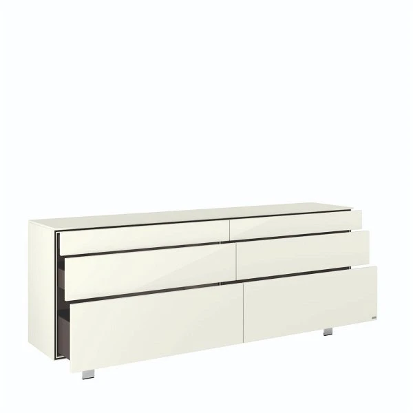 Hülsta Neo Sideboard 6 Schubkästen Lack Weiß 5 Hülsta Neo Sideboard 6 Schubkästen Lack Weiß – Bild 3