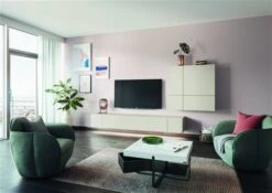 Hülsta Neo Wohnwand Kombination 1 Lack Weiß