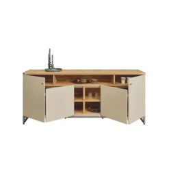 Now! Time By Hülsta Sideboard Mit Falttüren Natureiche/Lack-seidengrau, Metallgestell -Roba || Pinolino Verkaufsgeschäft huelsta now time ntw14350 1041368f3