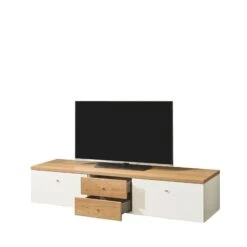 Now! Time By Hülsta Lowboard Schubladen/Klappen Natureiche/Lack-weiß -Roba || Pinolino Verkaufsgeschäft huelsta now time ntw14541 1041364f3