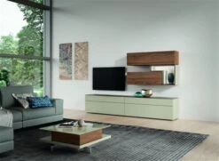 Hülsta Tetrim Wohnwand 2-teilig Lack Seidengrau -Roba || Pinolino Verkaufsgeschäft huelsta tetrim wohnen 177112f3