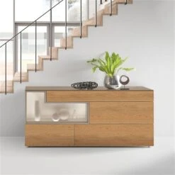 Hülsta Tetrim Sideboard 5R - Natureiche Mit Keramik-Abdeckplatte -Roba || Pinolino Verkaufsgeschäft huelsta tetrim wohnen 177129f4