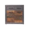 Trendteam Indy Kommode 2 Schubkästen, 2 Türen Old Wood / Graphit Grau -Roba || Pinolino Verkaufsgeschäft indy ko 1879 860 23 frontal freisteller