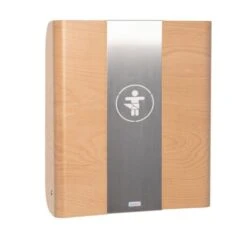 Timkid KAWAmaxi Wandwickeltisch Edelstahl / Buche Inklusive Wickelmatte | Modern Design