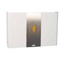 Timkid KAWAQ Wandwickeltisch Edelstahl / Weiß Inklusive Wickelmatte | Horizontal Design