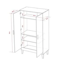 VOX Lounge Kinderzimmer Weiß/eiche -Roba || Pinolino Verkaufsgeschäft kleiderschrank strichzeichnung 2