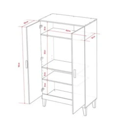 VOX Lounge Kinderzimmer Grau/eiche -Roba || Pinolino Verkaufsgeschäft kleiderschrank strichzeichnung 3