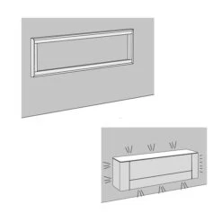Hülsta Gentis Wohnwand 1 - Akzent Holz/Hochglanz - Breite 299,2 Cm -Roba || Pinolino Verkaufsgeschäft led beleuchtung 4