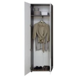 Trendteam Line Garderobenschrank Weiß Hochglanz / Sardegna Rauchsilber 5 Trendteam Line Garderobenschrank Weiß Hochglanz / Sardegna Rauchsilber -Roba || Pinolino Verkaufsgeschäft line gd 1898 127 03 geoeffnet freisteller 3