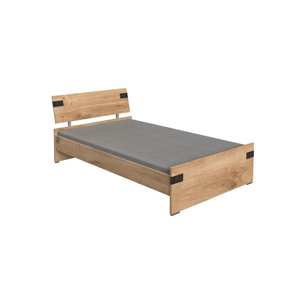 Wimex Liverpool Jugendbett 120 X 200 Cm Plankeneiche-Nachbildung / Graphit 3 Wimex Liverpool Jugendbett 120 X 200 Cm Plankeneiche-Nachbildung / Graphit