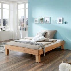 Relita MANUELA Futonbett Buche Massiv Geölt 3 Größen Wählbar - Frachtfrei