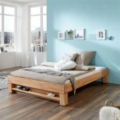 Relita MANUELA Futonbett Buche Massiv Geölt 3 Größen Wählbar - Frachtfrei -Roba || Pinolino Verkaufsgeschäft manuela natur regal 1