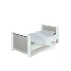 Schardt Milano Pinie Kinderbett 70x140 Cm Pinie Silber/MDF Weiß -Roba || Pinolino Verkaufsgeschäft milano ii silber umgebaut zum juniorbett 3