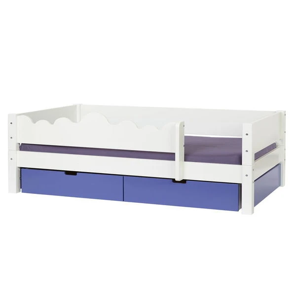 Manis-h Einzelbett MIMER 90x200 Cm Einfarbig Absturzsicherung & Schubkästen - 20 Farben Wählbar 4 Manis-h Einzelbett MIMER 90x200 Cm Einfarbig Absturzsicherung & Schubkästen - 20 Farben Wählbar – Bild 2