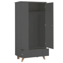 Nature Kid Finn / Tipi Kinderzimmer Grau 5-teilig Mit Spielbett -Roba || Pinolino Verkaufsgeschäft naturekid bel kleiderschrank grau 3 2