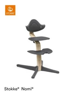 Stokke® Nomi® Stuhl Natural Anthracite -Roba || Pinolino Verkaufsgeschäft nomi natural anthracite junior 5426 rt