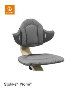Stokke® Nomi® Kissen -Roba || Pinolino Verkaufsgeschäft nomi natural anthracite junior cush grey close 5426 rt