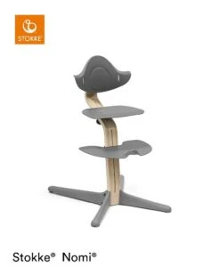 Stokke® Nomi® Stuhl Natural Grey -Roba || Pinolino Verkaufsgeschäft nomi natural grey junior 5426 rt