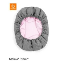 Stokke® Nomi® Newborn Set Grey/Grey Pink -Roba || Pinolino Verkaufsgeschäft nomi newborncover grey pink 220901 5568 rt 2 1 1