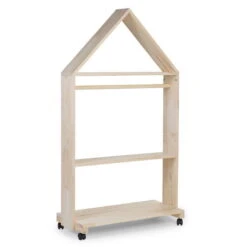 Childhome Childwood Lagerregal Haus Mit Räder Kiefernholz -Roba || Pinolino Verkaufsgeschäft ohcn 7