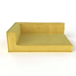 Nature Kid Palettensofa Ecke Links Gelb Mit Recycelter Schaumstofffüllung