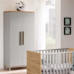 Paidi Benne Kinderzimmer Mit Schrank 2T Kieselgrau/Eiche-Montana - Zum Aktionspreis -Roba || Pinolino Verkaufsgeschäft paidi benne schrank2t 3
