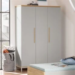 Paidi Benne Jugendzimmer Mit Schrank 3T Kieselgrau/Eiche-Montana - Zum Aktionspreis -Roba || Pinolino Verkaufsgeschäft paidi benne schrank3t 3