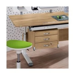 Paidi Universalcontainer Eiche-Nebraska-NB Für Diego Schreibtische - 3 Schubkästen