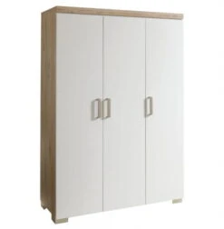 Transland Hilja Kinderzimmer Schrank 3T Eiche-Bordeaux/kreideweiß -Roba || Pinolino Verkaufsgeschäft paidi hilja ks3tsgr 1