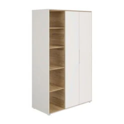 Paidi Lieven Kinderzimmer Mit Schrank 2T WIKO Offen - Kreideweiß/Eiche-Montana -Roba || Pinolino Verkaufsgeschäft paidi lieven kleiderschrank 2t offen 1280114 re