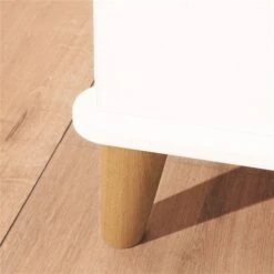 Paidi Lotte & Fynn Kinderzimmer - Steiff By PAIDI Schrank 3T 1S - Kreideweiß/Eiche Massiv -Roba || Pinolino Verkaufsgeschäft paidi lottefynndetailkinderbett fuss 3