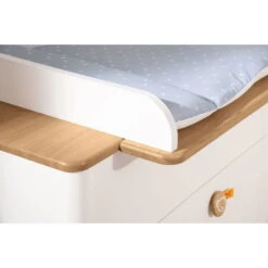 Paidi Lotte & Fynn Kinderzimmer - Steiff By PAIDI Schrank 2T 1S - Kreideweiß/Eiche Massiv -Roba || Pinolino Verkaufsgeschäft paidi lottefynndetailwickelaufsatz gr 2