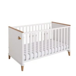 Paidi Lotte & Fynn Kinderzimmer - Steiff By PAIDI Schrank 2T 1S - Kreideweiß/Eiche Massiv -Roba || Pinolino Verkaufsgeschäft paidi lottefynnkinderbett 2