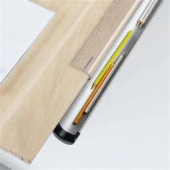 Paidi Marco 2 130 GT Schreibtisch Kreideweiß 130 X 70 Cm, Platte Geteilt - Gestellfarbe Silber 8 Paidi Marco 2 130 GT Schreibtisch Kreideweiß 130 X 70 Cm, Platte Geteilt - Gestellfarbe Silber -Roba || Pinolino Verkaufsgeschäft paidi marco2ablagemulde lineal 7