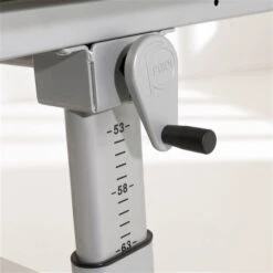 Paidi Marco 2 120 Schreibtisch Kreideweiß 120 X 70 Cm - Gestellfarbe Silber -Roba || Pinolino Verkaufsgeschäft paidi marco2kurbel detail 4