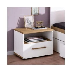 Paidi Oscar Jugendzimmer Mit Schrank 4T Kreideweiß/Eiche-Nebraska - Zum Aktionspreis -Roba || Pinolino Verkaufsgeschäft paidi oscar nachttisch gr 5